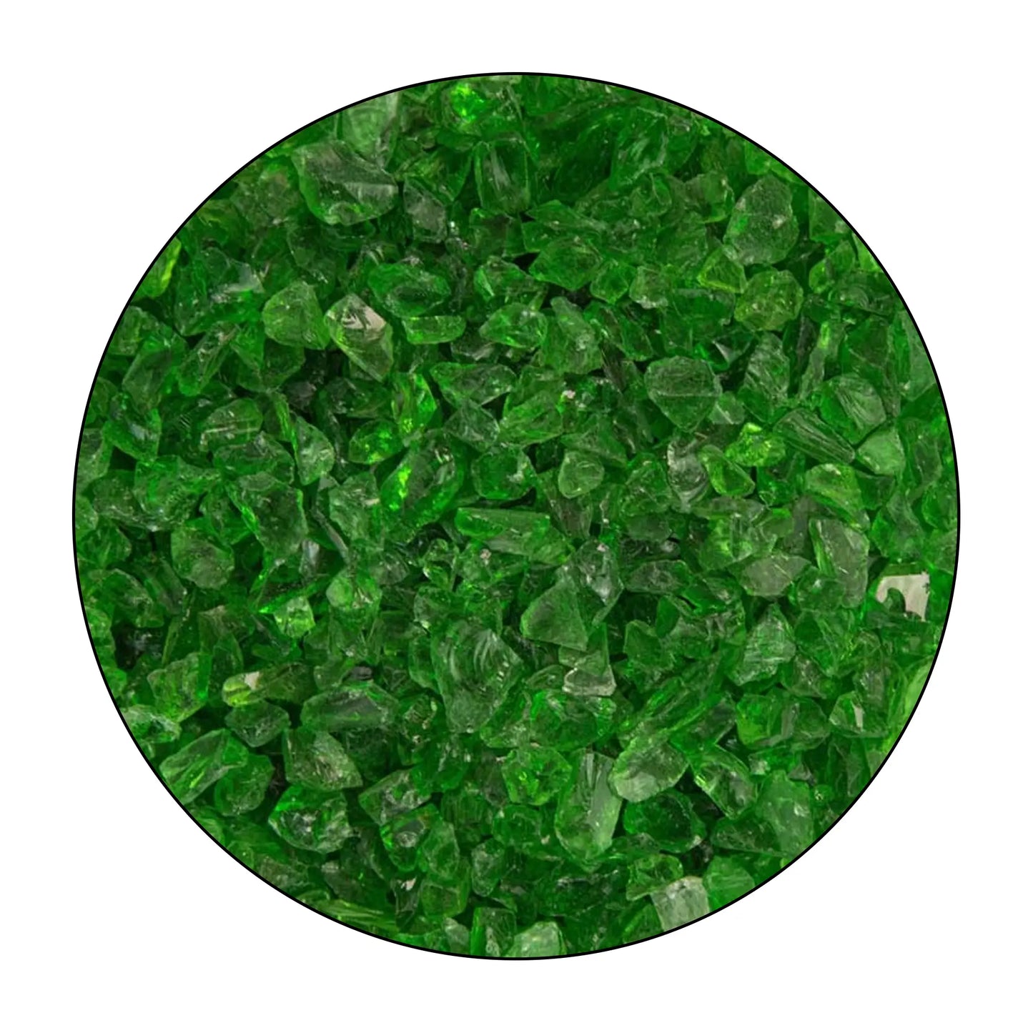 Weird-Crystal Dark Green (8-12 mm)