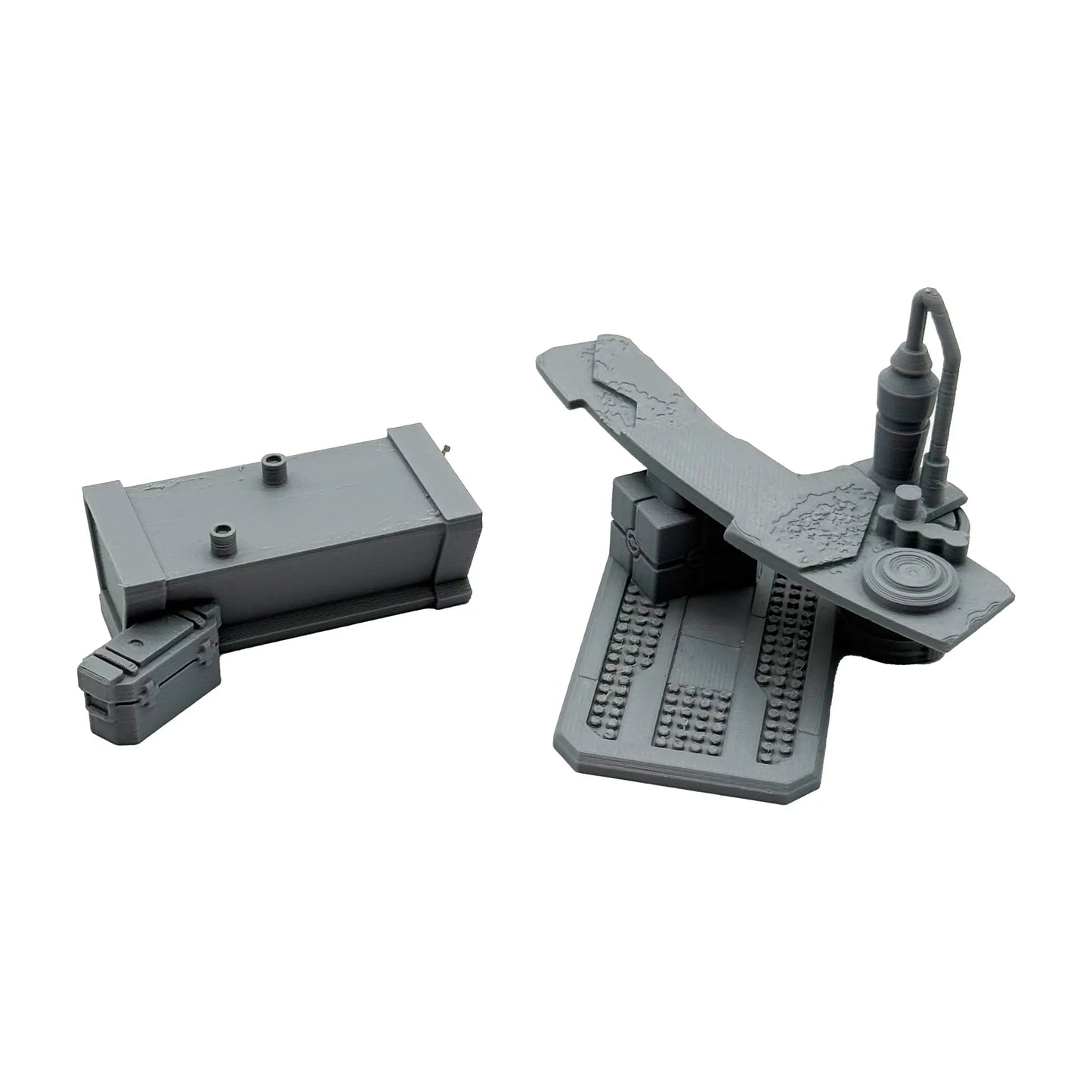 Improvisierte Kantine