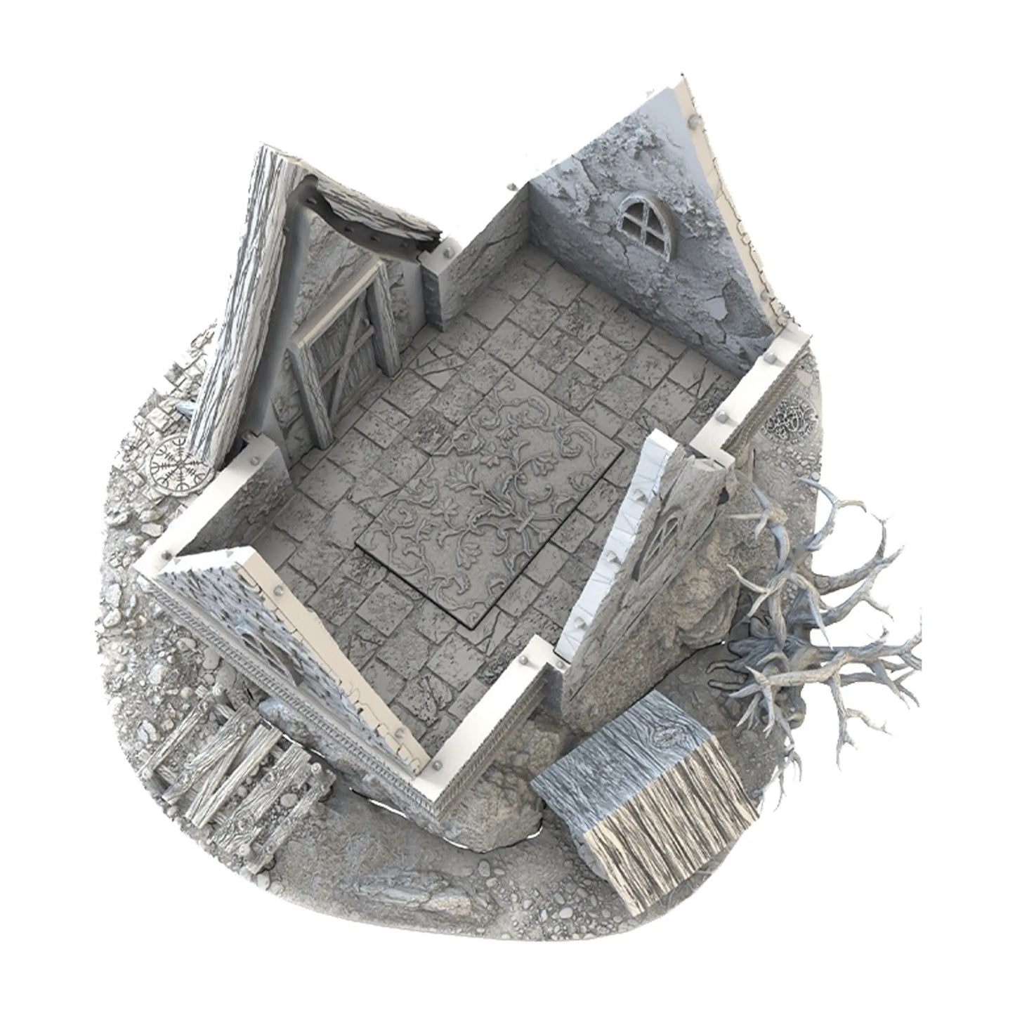 Kleines Haus auf dem Hügel