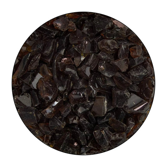 Weird Crystals Small Amber Glass (1-10 mm)