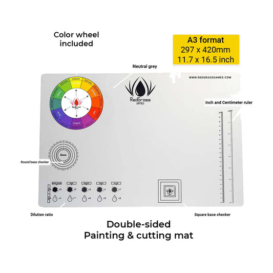 Double Sided Cutting and Painting Mat A3