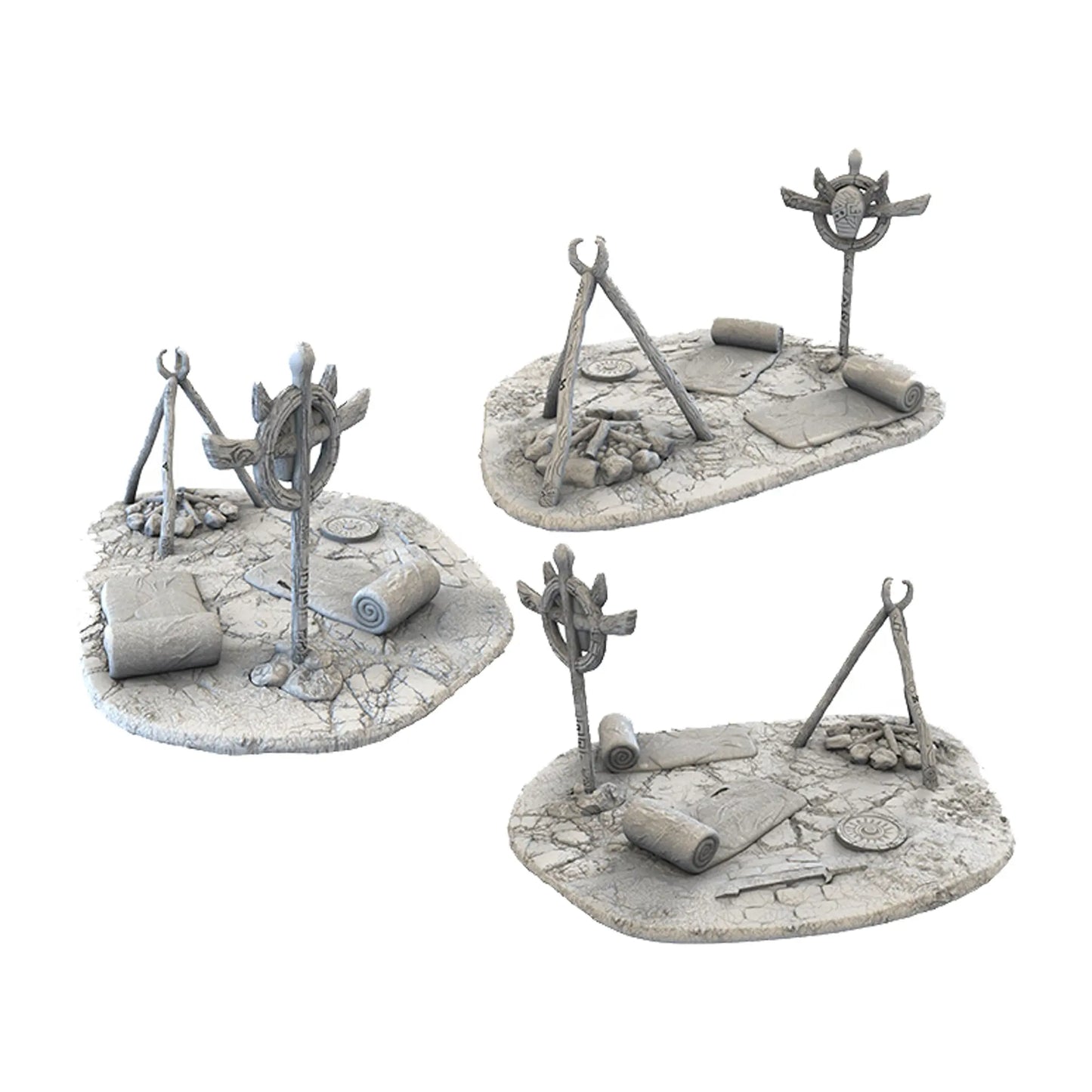 Lager und Feuerplatz