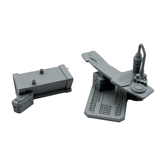 Improvisierte Kantine