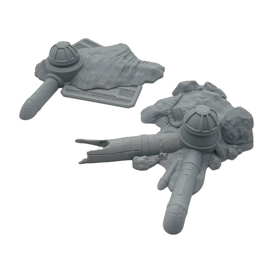 Reste von Rohrleitungen