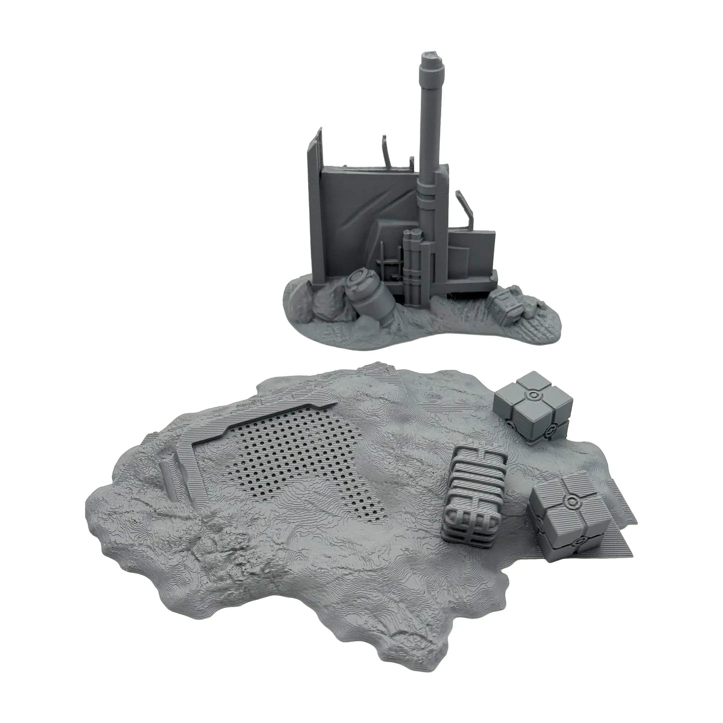 Verstreute Überbleibsel