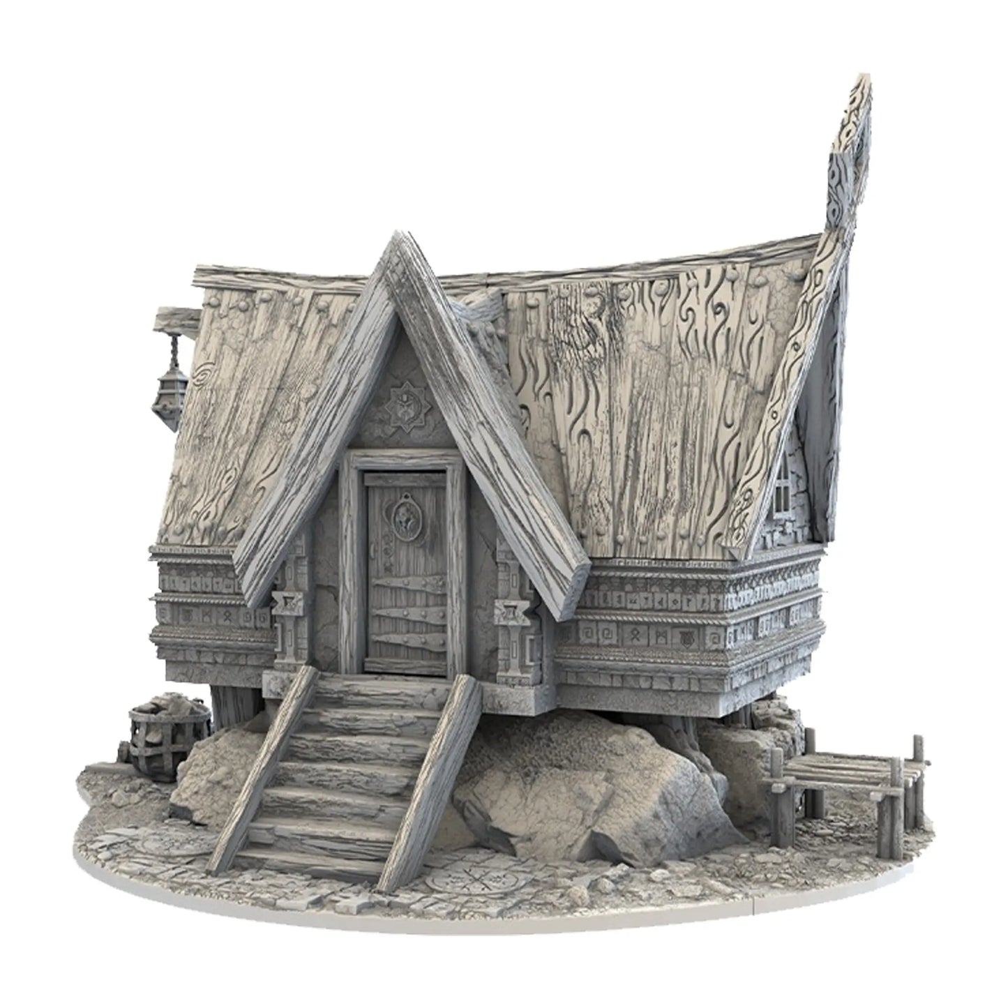 Kleines Haus auf dem Hügel