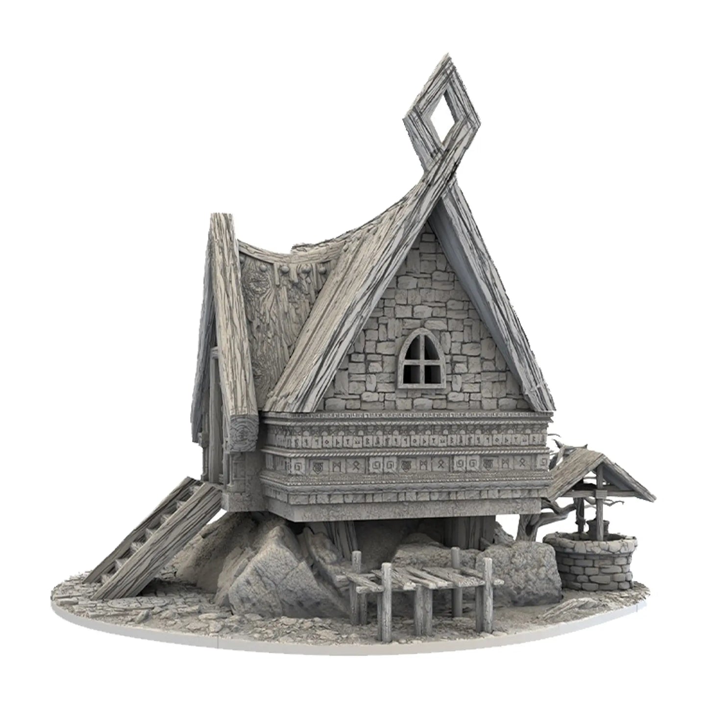 Kleines Haus auf dem Hügel