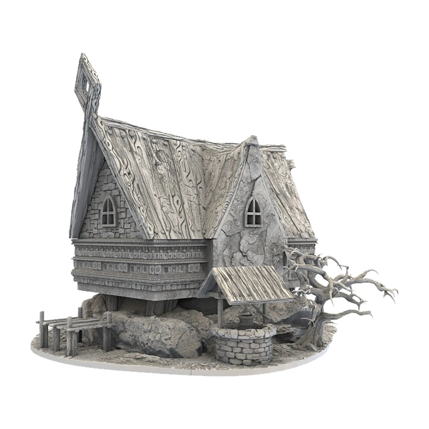 Kleines Haus auf dem Hügel