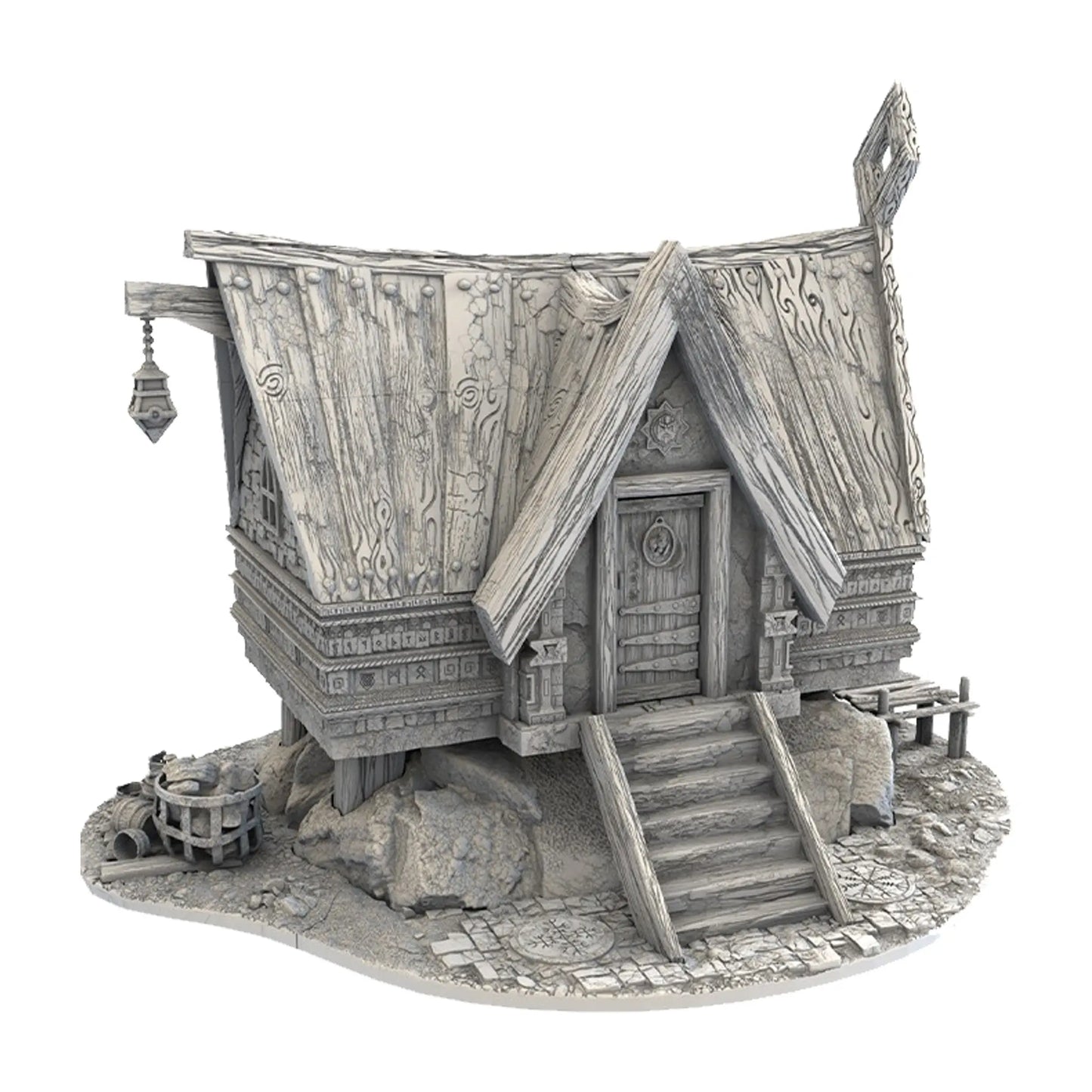 Kleines Haus auf dem Hügel