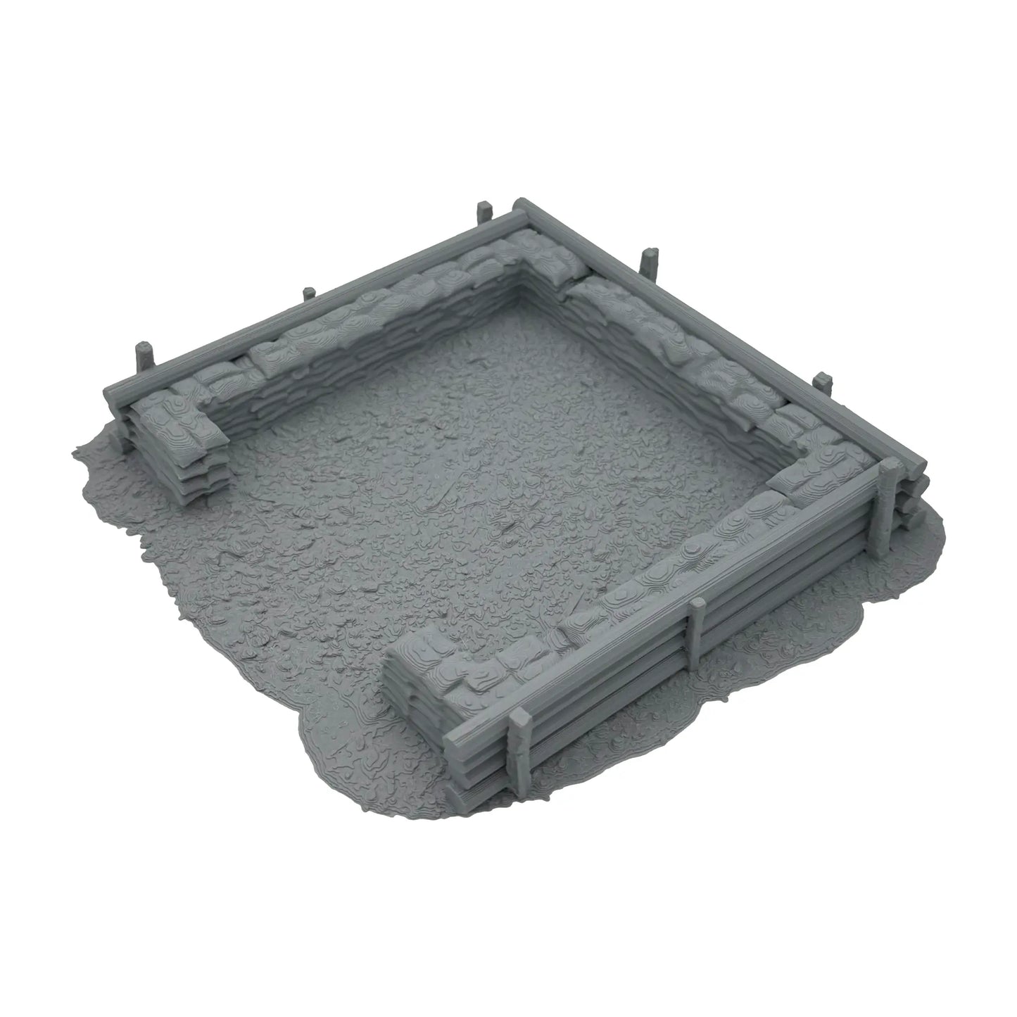 Bunker aus Sandsäcken