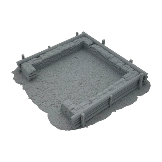 Bunker aus Sandsäcken